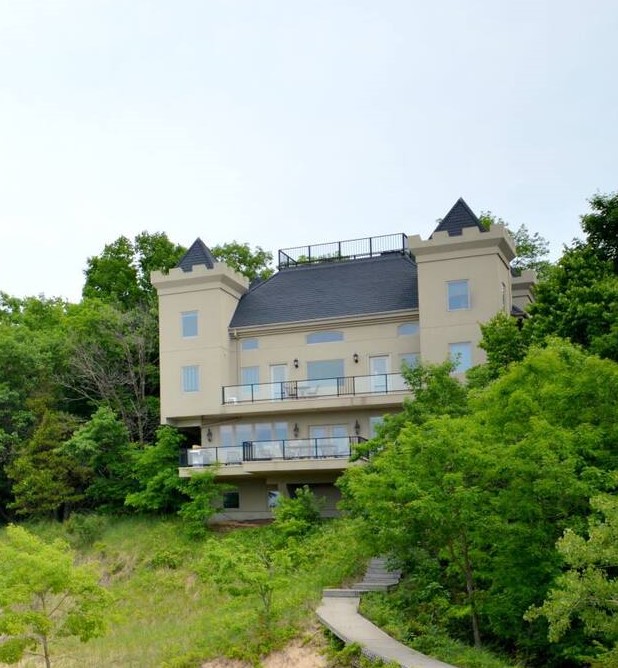 The Castle on Lake Michigan Michigan