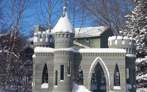 3D Printed Concrete Castle Shorewood Minnesota