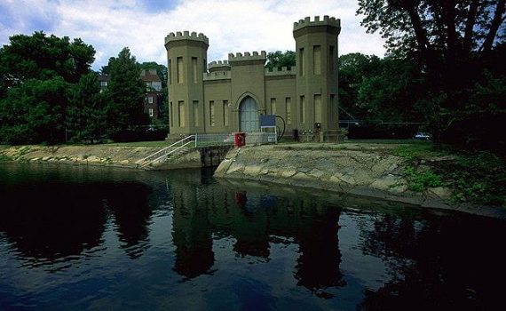 Castle Gatehouse Georgetown Reservoir Washington DC sml