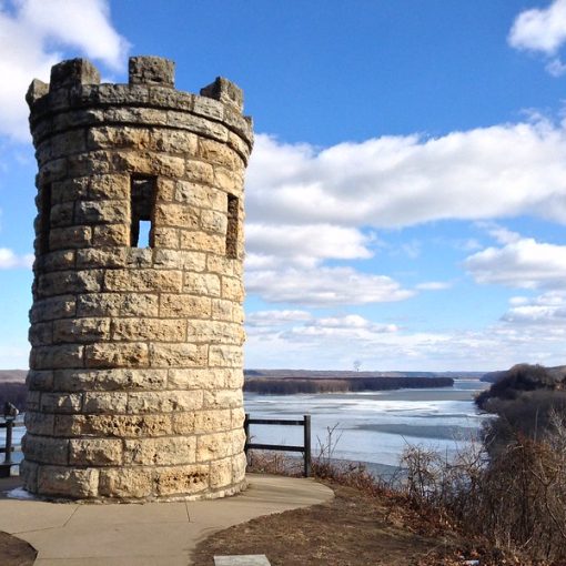 Stone Tower Eagle Point Park Clinton Iowa